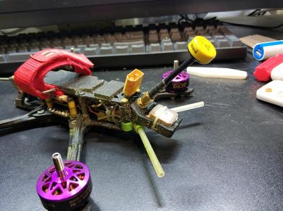 SpeedyBee FS225 SMA &GPS & 2.4G antenna mount