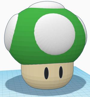 1-Up Mushroom Game Boy Cartridge Holder