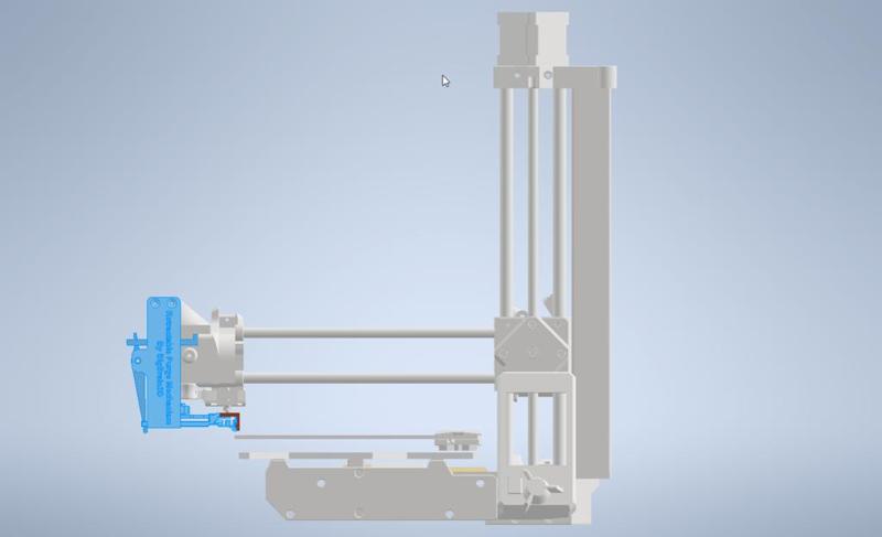Prusa Mini -> RETRACTABLE PURGE MECHANISM