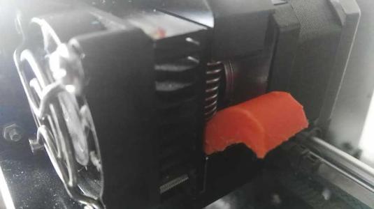 Anet A6 Flex extrusor guide & Finger Grip