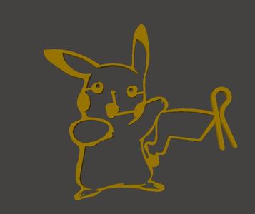 Pikachu Pokemon Cup Marker