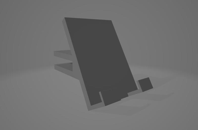 Phone stand for IKEA SIGFINN Monitor Riser