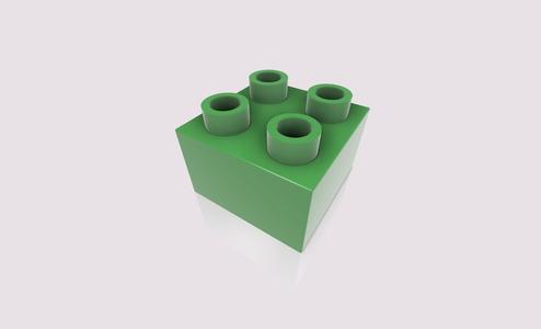 LEGO DUPLO Brick 2x2 - 3437