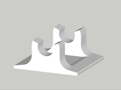 Cable Wall Mount Holder - Diameter 6mm