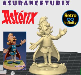Asterix and Asterix - Asterix and Asterix 3D figure Retro Infinity style (80mm) | vinyl collectible