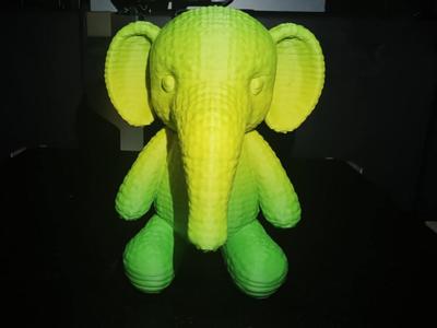 Cute Knitted Elephant