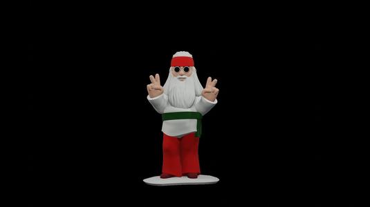 Hippie Santa