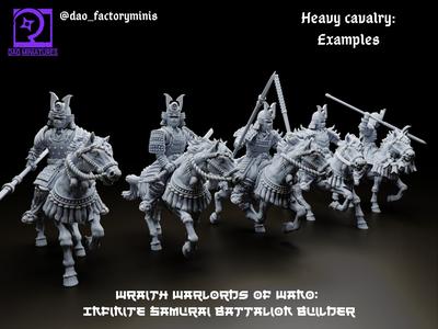Heavy Mounted Samurai Cavalries