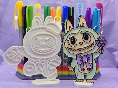 Labuba La Bu Bu La Boo Boo Flower Basket Coloring