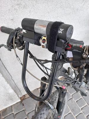 U-Lock mount for bike on the steering