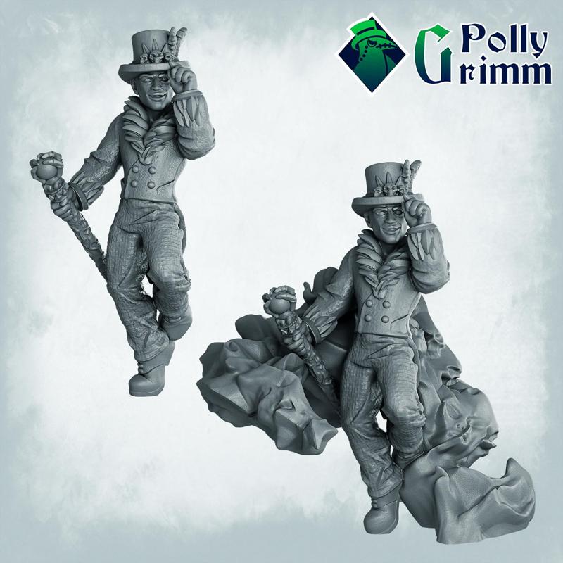 Fantasy miniatures for tabletop games. Mississippi Nights. Voodoo set. Baron Samedi