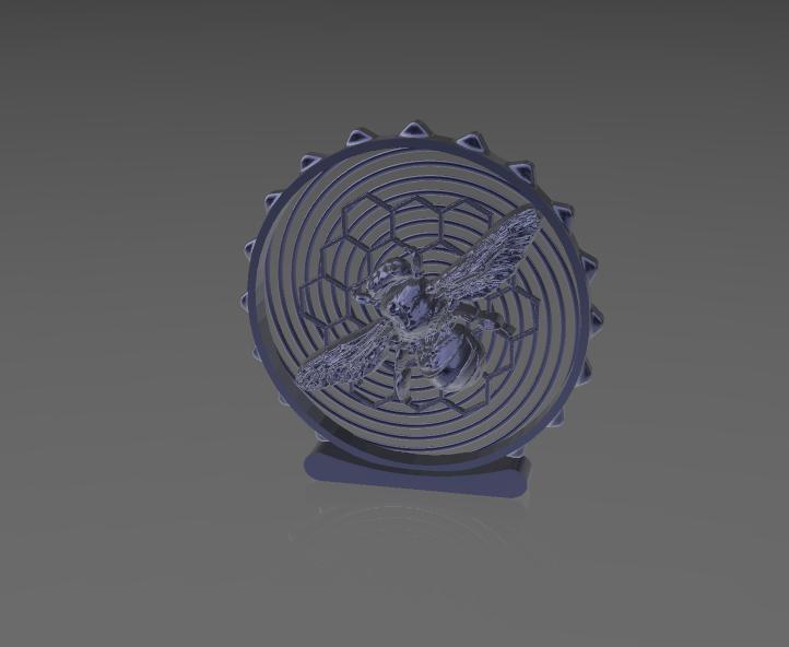Honeycomb Guardian - P10 - Decor - Trinket - Quick Print Gift - 3D - NO SUPPORT