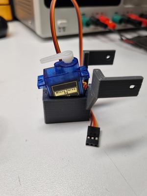 Tilt part for a pan tilt ESP 32 cam on a boom arm