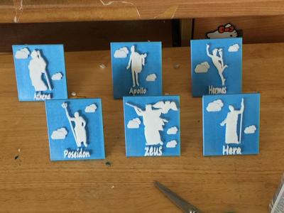 Greek Gods Plaques
