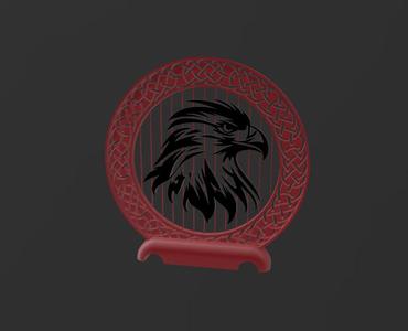 Eagle Head - Q42 - Quick Print Gift - 2D - NO SUPPORT