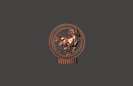The Magnificent Running Horse - P35 - Decor - Trinket - Quick Print Gift - 3D - NO SUPPORT