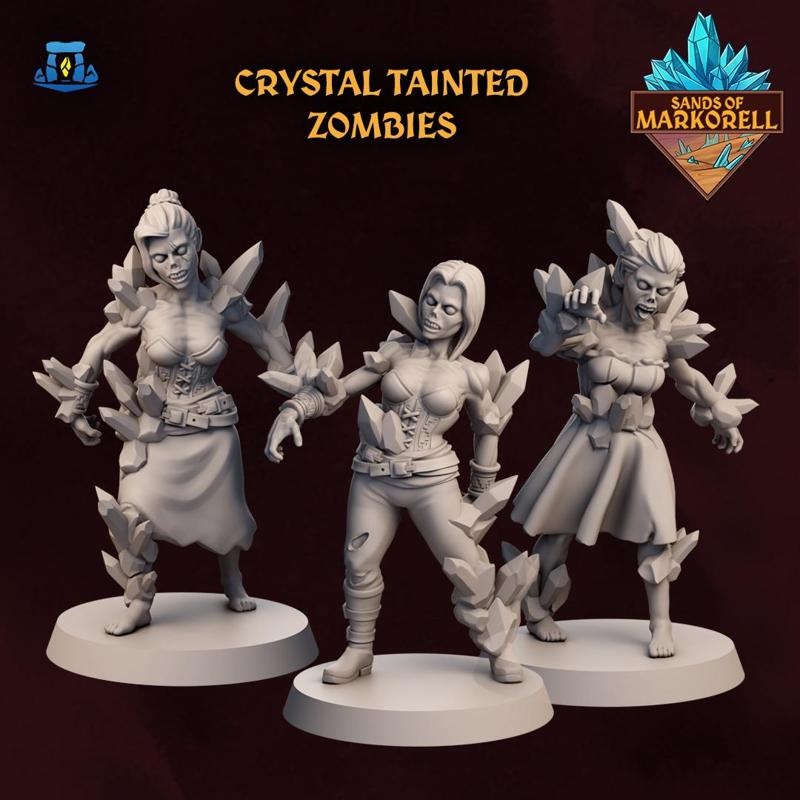 Crystal Tainted Zombie. Female Version