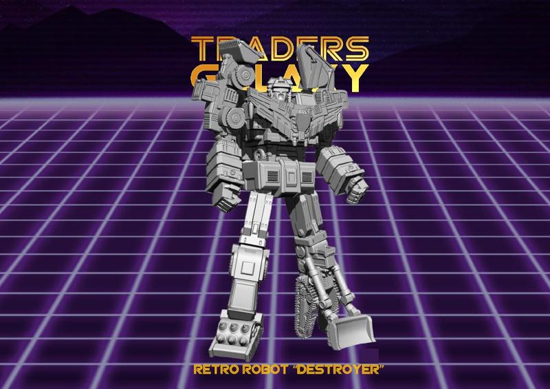 Deceiver - Classic Destroyer Bot War Miniature Game