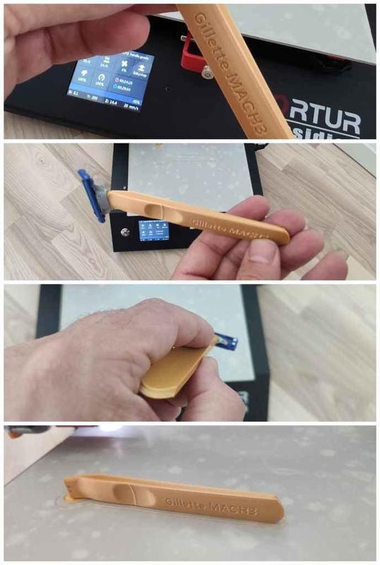 Gillette MACH3 Handle - easy print