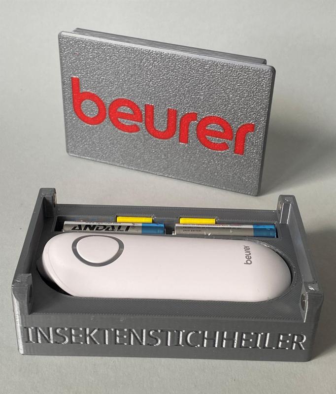 (Bilingual) Case for Insect Bite Healer (Insektenstichheiler) Beurer