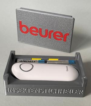 (Bilingual) Case for Insect Bite Healer (Insektenstichheiler) Beurer