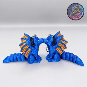Dragon Magnetic Kissing Keychains