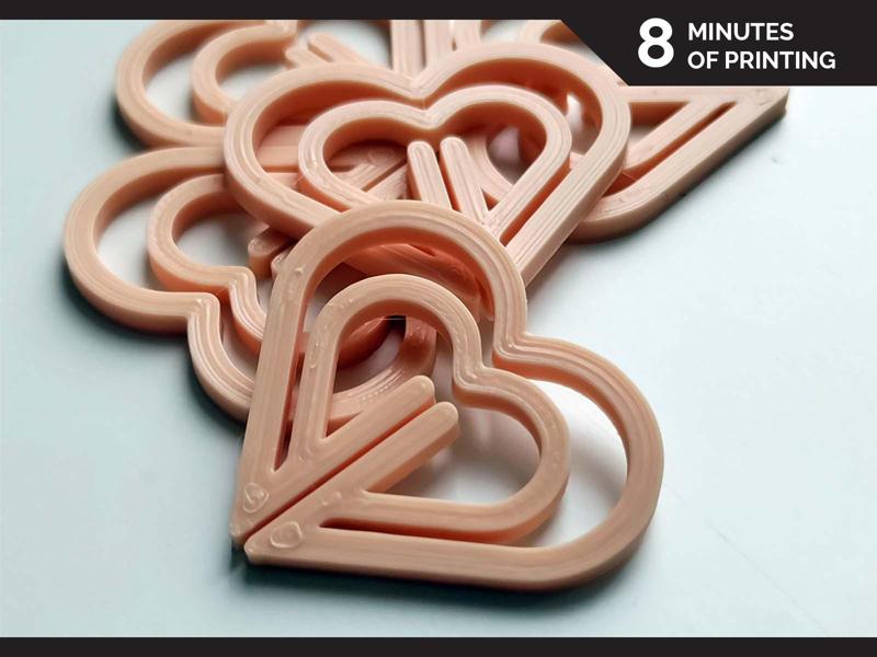 Heart-Shaped Snack Bag Clip