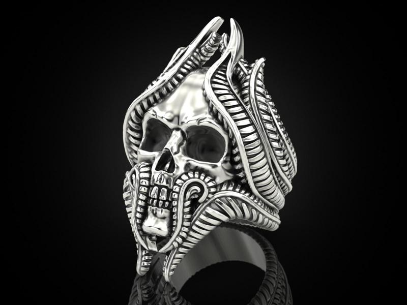 Ring skull tentacles