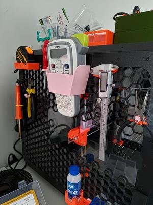 Honeycomb Storage Wall holder for Brother P-touch H105 label maker