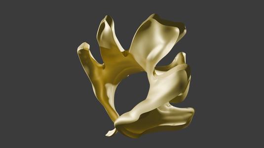 A ring made of an oak leaf