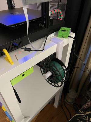 IKEA LACK Table Edge Spool Holder - Improved