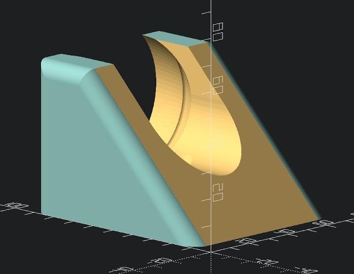 D-size flashlight wall mount