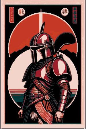 Hue forge sunset ninja storm trooper