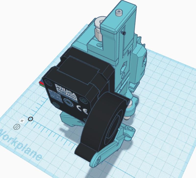 PRUSA I3 MK3S+ Hotend Orginal PlastParts Redigeret til MMU2S - MMU3