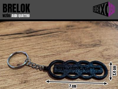 Audi keychain - quatrro