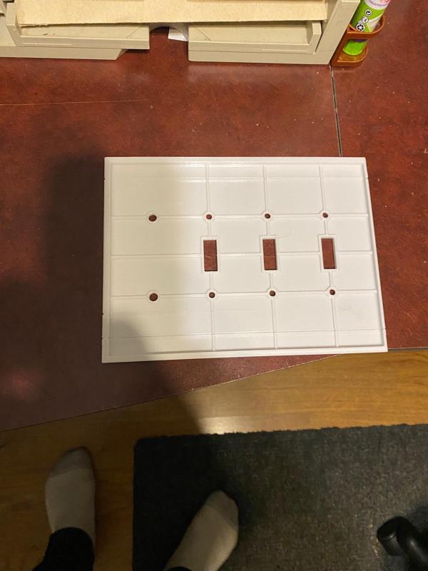 A custom lightswitch cover