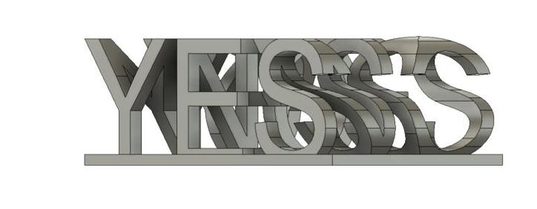Yes/No Visual Effect