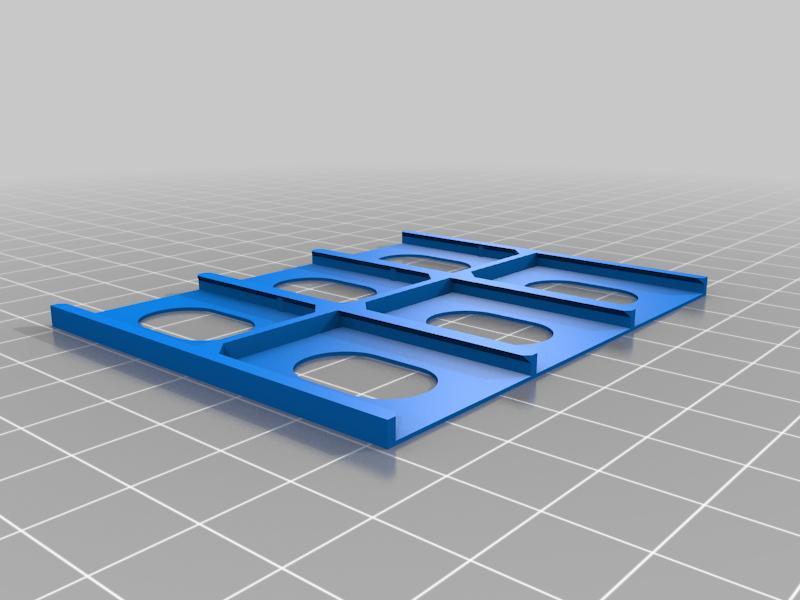 SD Card Holder Flat Holds 6 x SD cards