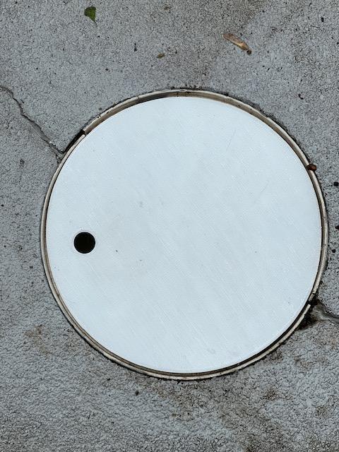 Pool skimmer cover 9.125" OD