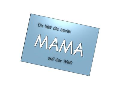 "MAMA" Picture Frame Template