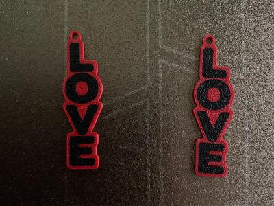 love earrings