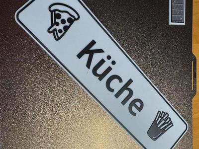 Kitchen sign 