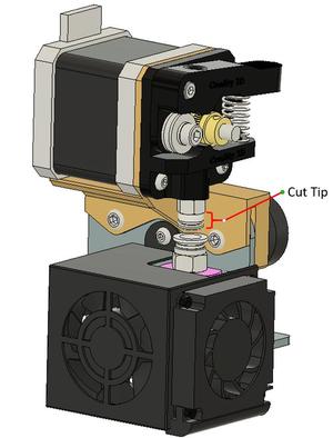 BDF Direct Drive Extruder Mount for Ender 3 Pro