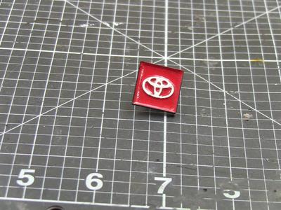 Toyota logo enamel pin