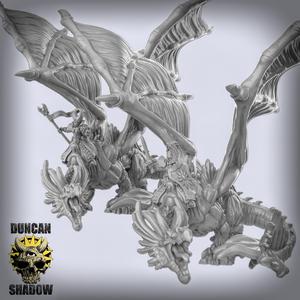 High Elf Dragon Riders (pre supported)