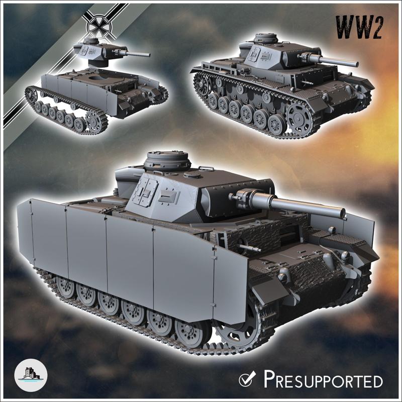 Panzer III Ausf. M Flammpanzer (Sd.Kfz. 141-3) - Germany Eastern Western Front Normandy Stalingrad Berlin Bulge WWII