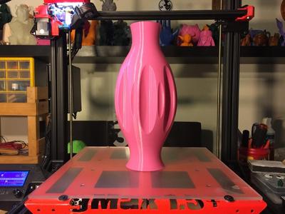 Notched Elegant Vase