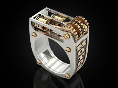 Ring Motor with piston