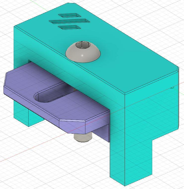Quick release panel mount for 2020 extrusion