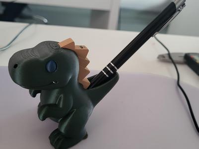 Dino pen holder